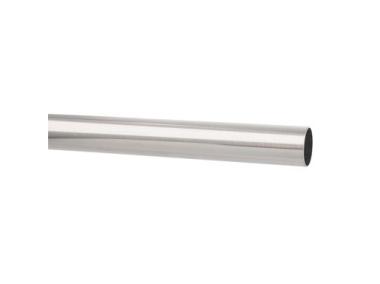 Zdjęcie: Drążek metalowy 16 mm efekt stali nierdzewnej 240 cm MARDOM