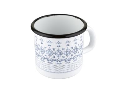 Zdjęcie: Kubek emaliowany Majolica 9 cm - 0,5 L FLORINA