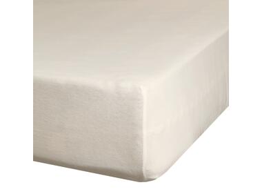 Zdjęcie: Prześcieradło Jersey z gumką 220x200 cm + 30 cm beżowe EUROFIRANY