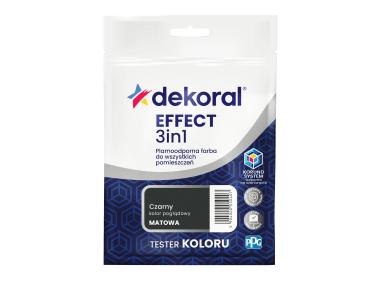 Zdjęcie: Farba plamoodporna tester Effect 3in1, czarny DEKORAL