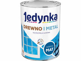 Emalia olejno-alkidowa drewno i metal niebieski 0,9 L mat JEDYNKA