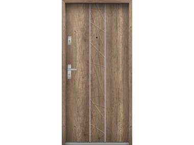 Drzwi wejściowe do mieszkań Bastion A-40 Dąb bagienny 80 cm prawe ODP KR CENTER