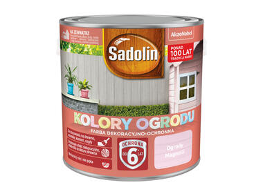 Zdjęcie: Farba do drewna Kolory ogrodu 2,5 L ogrody magnolii SADOLIN