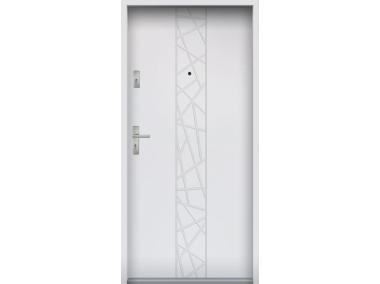Drzwi wejściowe do mieszkań Bastion A-40 Biały 80 cm prawe OSP KR CENTER