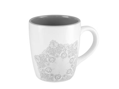 Zdjęcie: Kubek Bona 400 ml biało-szary FLORINA