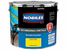 Farba ftalowa do drewna i metalu Ftalonal 10 L żółty NOBILES