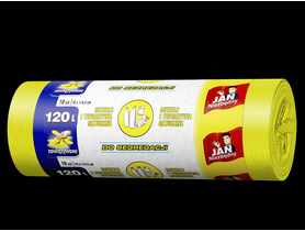 Worki do segregacji żółty Easy Pack 120 L - 10 szt. JAN NIEZBĘDNY