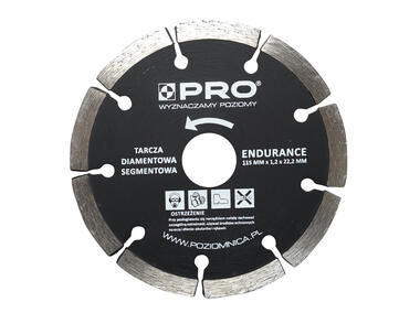 Zdjęcie: Tarcza diamentowa segmentowa Endurance 115 x 7 x 1.2 x 22.2 mm PRO FACHMAYER MAX