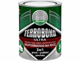 Farba antykorozyjna Ferrobond Ultra półmat stalowy 0,7L JURGA