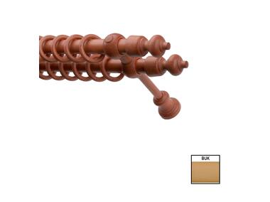 Zdjęcie: Karnisz podwójny Hermes  300 cm buk KARWEL