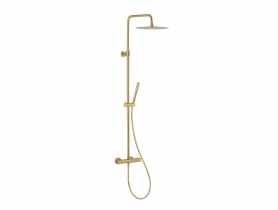 Deszczownia wannowa z baterią termostatyczną Moza Premium Brushed gold KFA