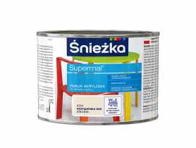 Emalia akrylowa Supremal A304 biel 0,4L ŚNIEŻKA