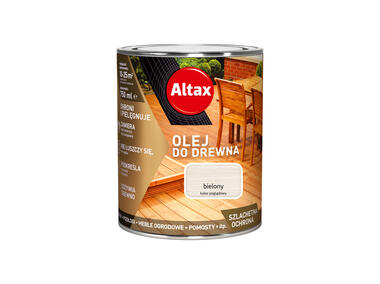 Zdjęcie: Olej do drewna 0,75 L bielony ALTAX