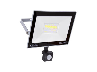 Zdjęcie: Naświetlacz SMD LED z czujnikiem ruchu Kroma LED S 50 W Grey CW kolor szary 50 W STRUHM