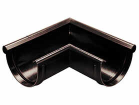 Narożnik zewnętrzny Kanion 160x90 mm ciemny brąz WAVIN