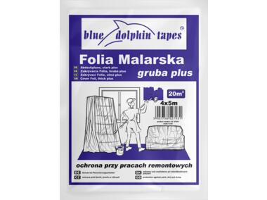 Zdjęcie: Folia malarska Gruba Plus 4x5 m BLUEDOLPHIN