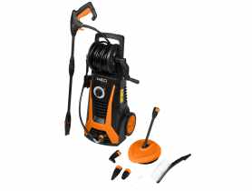 Myjka ciśnieniowa 2200W, 165 bar, szczotka, patio cleaner, końcówka turbo i kątowa NEO TOOLS