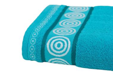 Zdjęcie: Ręcznik Fraza Rondo 50x90 cm turkus MISS LUCY