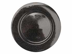 Podkładka pod talerz z brokatem 33 cm czarna ALTOMDESIGN