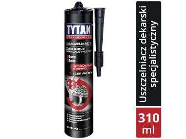 Uszczelniacz dekarski specjalistyczny czerwony 310 ml TYTAN PROFESSIONAL