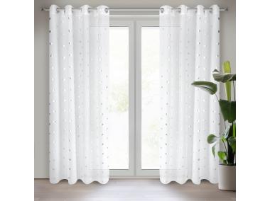 Zdjęcie: Firana gotowa Benay 140 x 250 cm biały EUROFIRANY