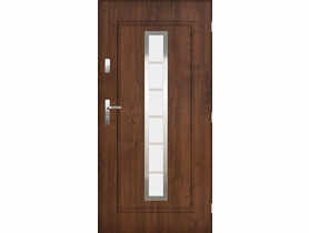 Drzwi zewnętrzne alabama orzech 90p kpl PANTOR