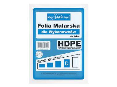 Zdjęcie: Folia malarska dla wykonawców D 4x5 m BLUEDOLPHIN