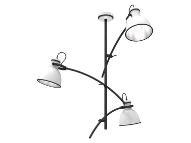 Zdjęcie: Lampa wisząca Zumba 3x40 W biało-czarna CANDELLUX