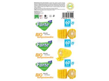 Zdjęcie: Worki na śmieci biokompostowalne 60 L - 20 szt. FORTE+
