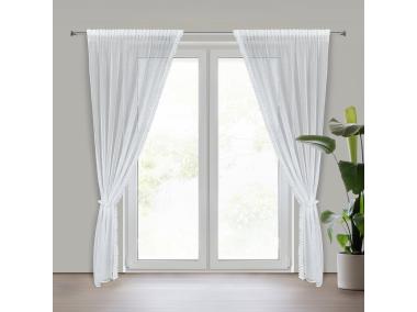 Zdjęcie: Firana gotowa Alex na taśmie 140 x 270 cm biały EUROFIRANY