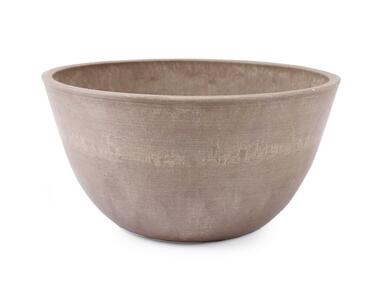 Zdjęcie: Doniczka z kompozytu misa 31x31x15 cm taupe TIN TOURS