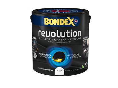 Farba latksowa antyrefleksyjna Revolutin 2,5 L biały mat BONDEX