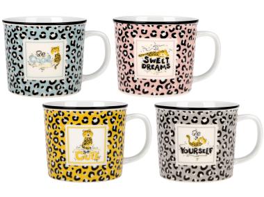 Zdjęcie: Kubek Wild spots 370 ml z porcelany New Bone DECOR