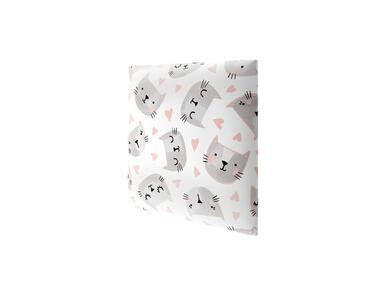 Zdjęcie: Panele tapicerowane kwadratowe Mollis Print 30x30 koty 4 sztuki STEGU