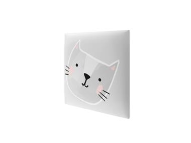 Zdjęcie: Panele tapicerowane kwadratowe Mollis Print 30x30 koty 4 sztuki STEGU