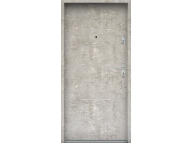 Zdjęcie: Drzwi wejściowe do mieszkań Bastion A-39 Beton naturalny 80 cm (NW) lewe ODP KR CENTER