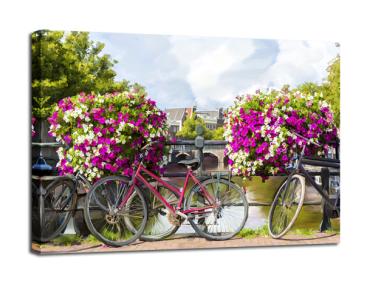 Zdjęcie: Obraz Canvas Watercolor3 60x80 cm St337 Bikes
 STYLER