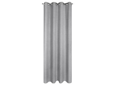 Zdjęcie: Zasłona gotowa Linda 140x250 cm stalowy EUROFIRANY
