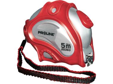 Zdjęcie: Miara zwijana 3m/16mm dwustronna, biała, magnez, pokrycie nylon, CE, PROLINE
