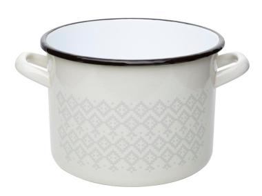 Zdjęcie: Garnek emaliowany Blanka prosty 20 cm - 4,5 L EMALIA PLESZEW
