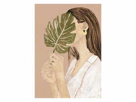 Obraz Canvas 60x80 cm with leaf STYLER