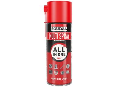 Zdjęcie: Spray wielofunkcyjny smarująco-zabezpieczający Multi Spray 400 ml SOUDAL