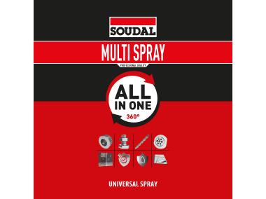 Zdjęcie: Spray wielofunkcyjny smarująco-zabezpieczający Multi Spray 400 ml SOUDAL