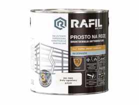 Gruntoemalia prosto na rdzę połysk RAL9003 2,5L RAFIL