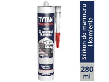 Zdjęcie: Silikon do marmuru i kamienia bezbarwny 280 ml TYTAN PROFESSIONAL