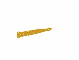 Zawias bramkowy pasowy 200x80x50x2,5 mm ZBP 200 DMX