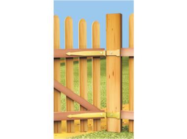 Zdjęcie: Zawias bramkowy pasowy 200x80x50x2,5 mm ZBP 200 DMX