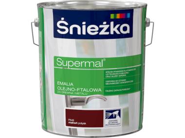 Zdjęcie: Emalia Supermal mahoń F545 10L ŚNIEŻKA