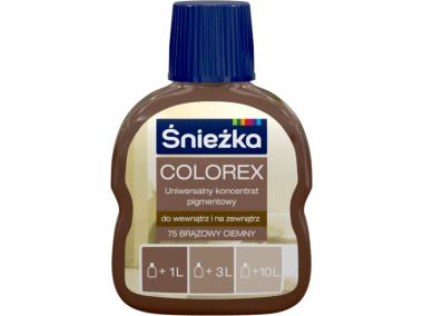 Zdjęcie: Koncentrat pigmentowy Colorex 75 brąz ciemny 100ml N ŚNIEŻKA
