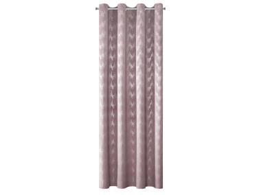 Zdjęcie: Zasłona Chill 140x250 cm pudrowo-srebrna na przlotkach EUROFIRANY